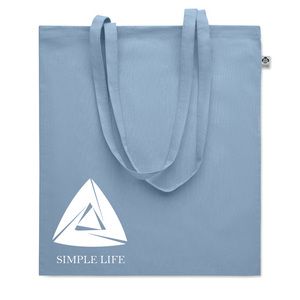 GiftRetail MO6711 - ONEL Bolsa de algodón orgánico heaven blue