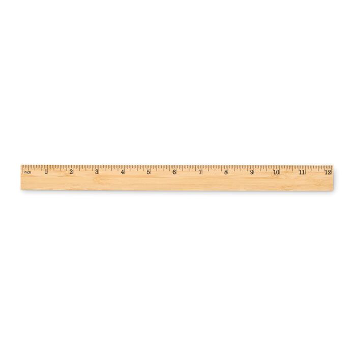 GiftRetail MO6725 - BARIS Regla de bambú de 30 cm