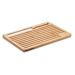 GiftRetail MO6776 - LEMBAGA Tabla de bambú para pan Wood
