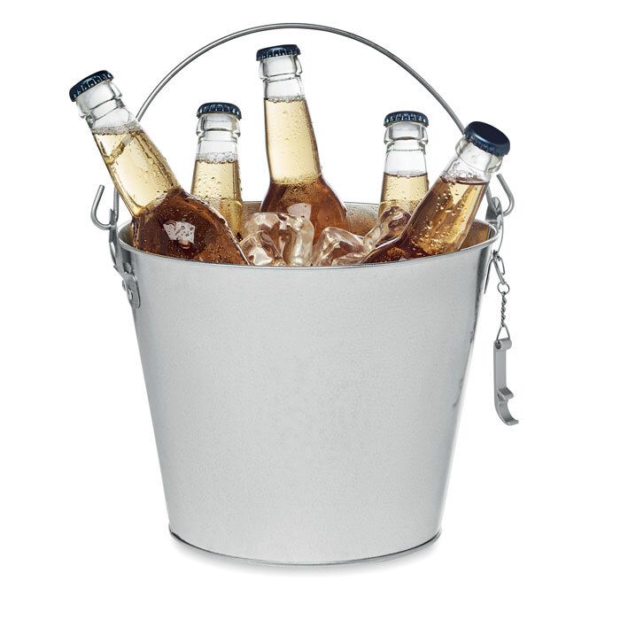 GiftRetail MO6777 - BUCKY Cubo de cerveza de metal 4L