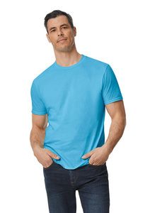 GILDAN GIL980 - T-shirt SoftStyle Bio-polish SS unisex Azul Pastel