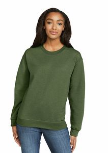 GILDAN GILSF000 - Sweater Crewneck Softstyle unisex Verde Militar