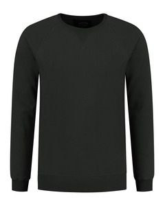 Lemon & Soda LEM3229 - Suéter pesado raglan breweck para él Gris Oscuro