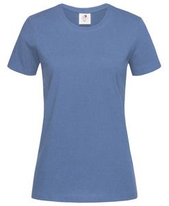 Stedman STE2600 - Camiseta clásica mujer cuello redondo Denim Blue