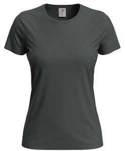 Stedman STE2600 - Camiseta clásica mujer cuello redondo Slate Grey