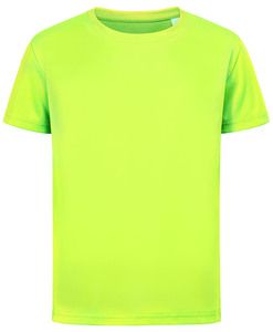 Stedman STE8170 - Camiseta interlock active-dry ss para niños Cyber Yellow