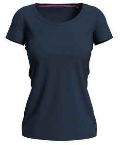 Stedman STE9700 - Camiseta con Cuello Redondo Claire SS para Mujer Blue Midnight