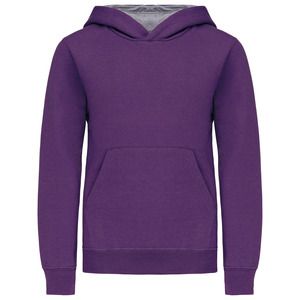 Kariban K453 - SUDADERA CON CAPUCHA CONTRASTADA PARA NIÑO