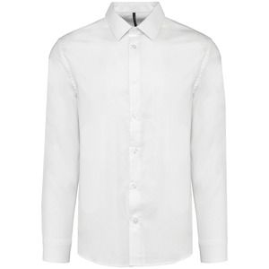 Kariban K595 - Camisa oxford de manga larga para hombre White