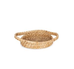 Kimood KI5902 - Cesta de ratán tejida a mano Rattan