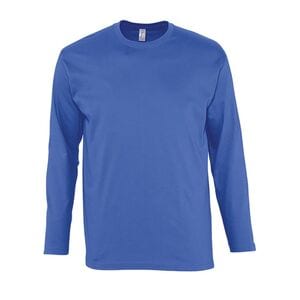 SOL'S 11420 - MONARCH Camiseta Hombre Cuello Redondo Manga Larga Azul royal