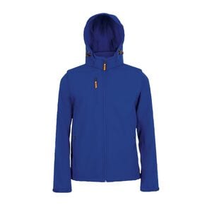 SOL'S 01647 - TRANSFORMER Chaqueta Softshell Con Capucha Y Mangas Extraibles Azul royal