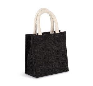 Kimood KI0272 - Bolso tote de lona de yute - modelo pequeño