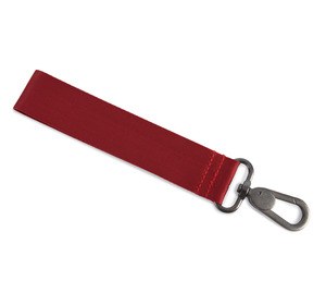 Kimood KI0518 - Llavero con gancho y cinta De color rojo oscuro