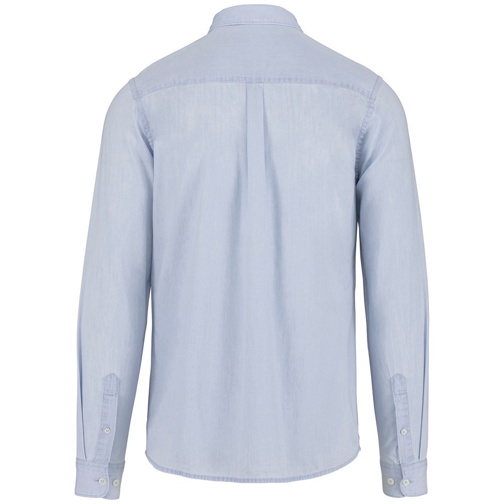 Kariban KNS500 - Camisa de algodón sarga efecto lavado hombre