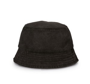 K-up KP223 - Sombrero Bob vintage Bañada Negro