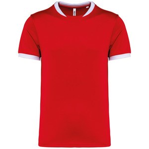 PROACT PA4027 - Camiseta rugby manga corta unisex Sporty Red