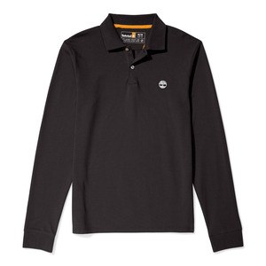 Timberland TB0A5UD - Polo slim LS de piqué Black