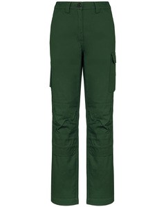 WK. Designed To Work WK741 - Pantalón de trabajo multibolsillos mujer Verde bosque