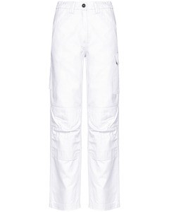 WK. Designed To Work WK741 - Pantalón de trabajo multibolsillos mujer White