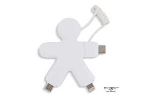 Intraco LT41000 - 2064 | Xoopar Buddy Eco GRS Charging Cable Blanco
