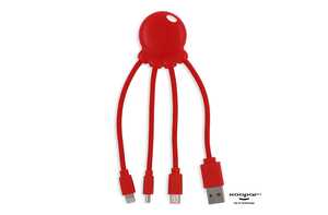 Intraco LT41005 - 2087 | Xoopar Octopus Charging cable Rojo