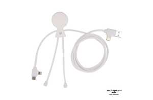 Intraco LT41007 - 2089 | Xoopar Mr. Bio Long Power Delivery Cable with data transfer Blanco