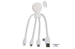 Intraco LT41008 - 2099 | Xoopar Mr. Bio Smart Charging cable with NFC Blanco
