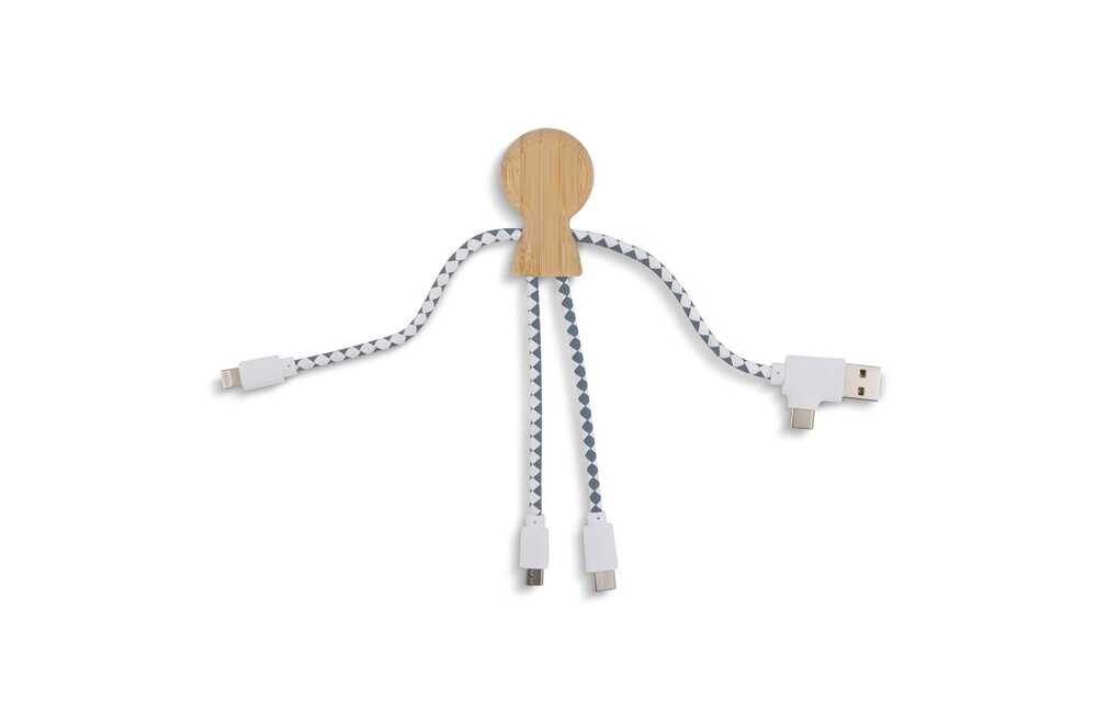 Intraco LT41016 - Xoopar Mr. Bio Bamboo Charging Cable