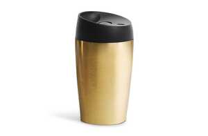 Inside Out LT52100 - Taza de viaje Sagaform Loke de 240 ml Oro