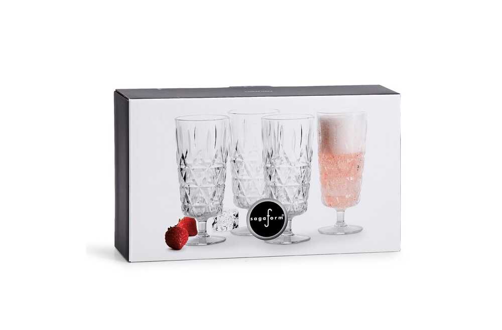 Inside Out LT52125 - Sagaform Acryl vaso picnic alto 400ml set de 4