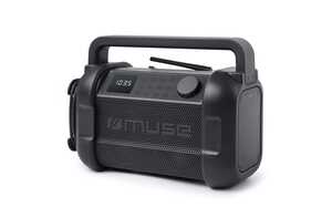 Inside Out LT55007 - M-928 | Muse Radio de trabajo con bluetooth 20W con radio FM Negro