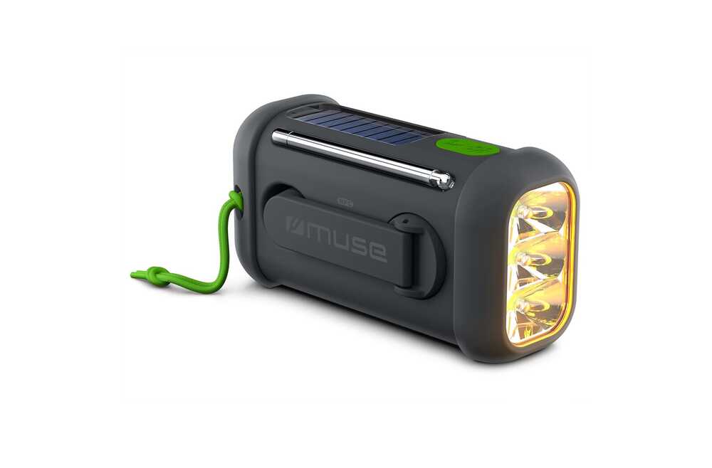 Inside Out LT55019 - MH-08 | Muse radio, altavoz bluetooth con Solar y mecanismo de cuerda