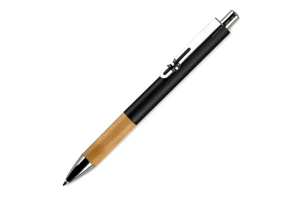 TopPoint LT87286 - Bolígrafo metálico con empuñadura de madera
