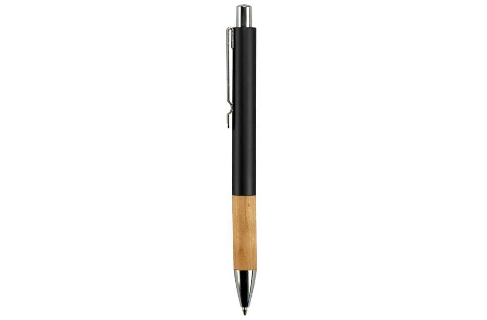 TopPoint LT87286 - Bolígrafo metálico con empuñadura de madera