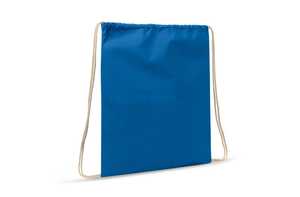 TopEarth LT95205 - Bolsa con cordón de algodón  OEKO-TEX® 140g/m² 35x45cm Azul