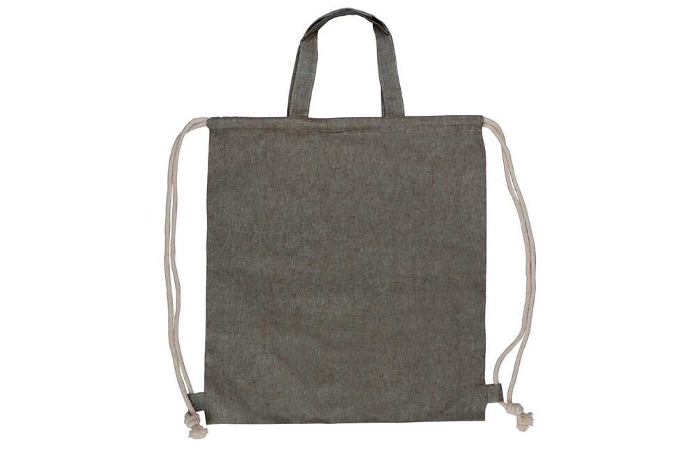 TopEarth LT95228 - Bolsa de cordón algodón reciclado 38x42cm