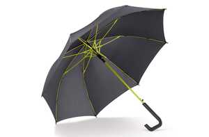 TopPoint LT97109 - paraguas Stick 23” con apertura automática Black / Light Green