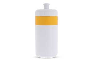 TopPoint LT98735 - Botella de deporte con borde 500ml White/Yellow