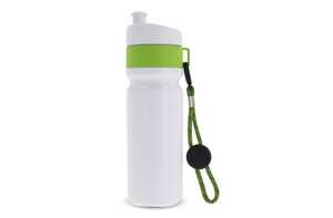 TopPoint LT98736 - Botella deportiva con borde y cordón 750ml White / Light green