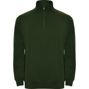 Roly SU1109 - ANETO Sudadera con media cremallera a tono y cuello alto