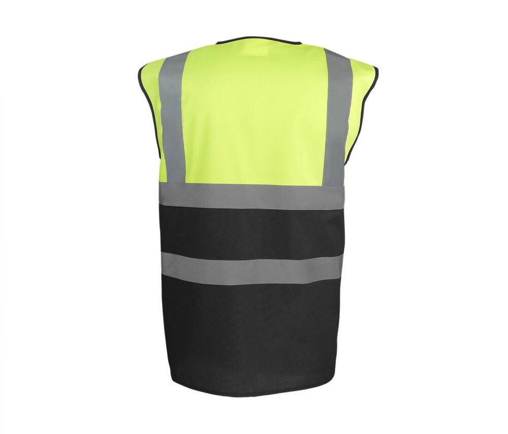 YOKO YK122 - HI VIS TWO TONE WAISTCOAT