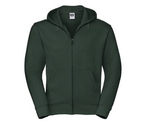 Russell JZ266 - Sudadera con capucha con cremallera auténtica para hombre