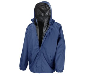 RESULT RS215X - 3-IN-1 JACKET WITH QUILTED BODYWARMER Azul marino
