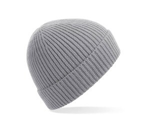 BEECHFIELD BF380 - Ribbed knitted hat Gris claro