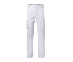 VELILLA V103JS - Pantalón elástico multibolsillos White