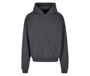 Build Your Brand BY162 - Sudadera con capucha ultra pesada Gris oscuro