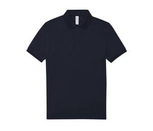 B&C BCU424 - Short-sleeved fine piqué poloshirt Navy Pure