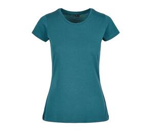 BUILD YOUR BRAND BYB012 - LADIES BASIC TEE Verde azulado