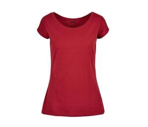 BUILD YOUR BRAND BYB013 - LADIES WIDE NECK TEE